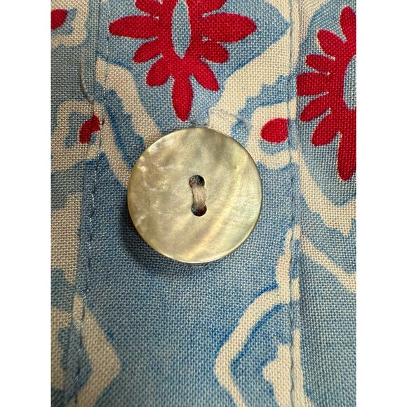 Zara Printed Tunic‎ Dress Size Small Blue Pink NWT - Picture 6 of 15